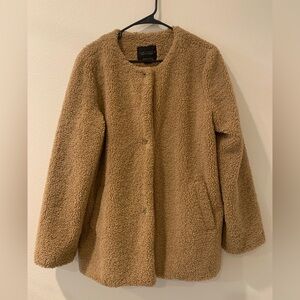 Sanctuary Camel Teddy Jacket